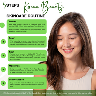 5 Steps Skin Care Routine