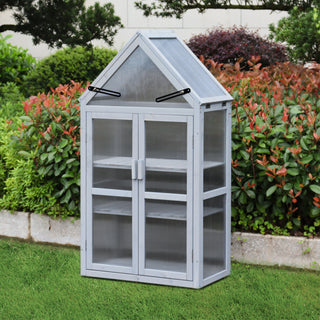 Mini Greenhouse Kit | Indoor & Outdoor Tiered Plant Stand for Small Spaces
