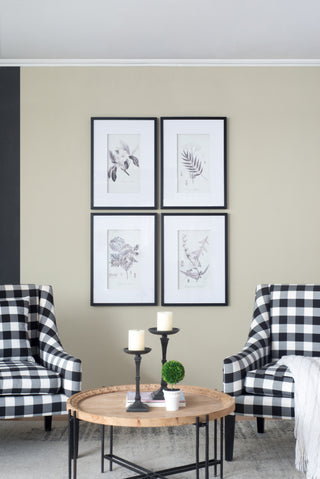 Set of 4 botanical wall art prints, view 7
