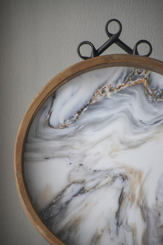 S/5 French Country Home Decor Collection (Includes an artificial plant, vase, trays, stool and side table)