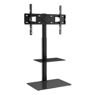 Tall Swivel Floor TV Stand for 32-65 inch TVs, Natural