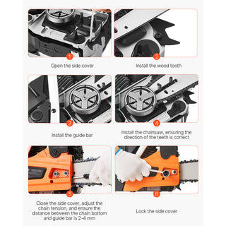 62cc Gas Chainsaw, 3.8 HP with 20 inch Bar