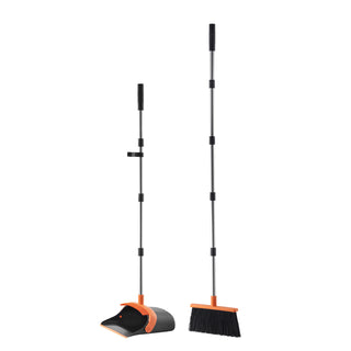 Heavy duty broom and dustpan set, view 5