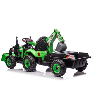 24V kids ride-on electric tractor, view 4