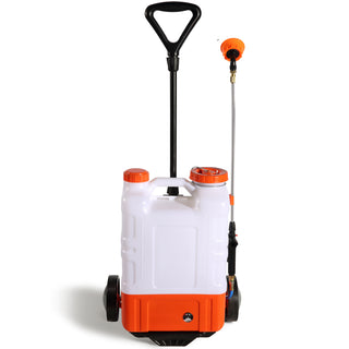 VEVOR Battery Powered Backpack Sprayer with Cart, 4 Gallon