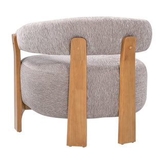 Boucle accent chair, view 5