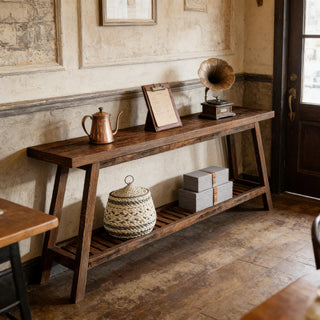 2-Tier Sofa Table,Console Table,Extra-Long Entryway Table