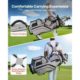 14-way golf cart bag, view 7