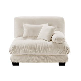 27  Sofa RSF W/2 pillows - Light Coffee