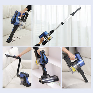 POWEART V870 BLUE Cordless Vacuum Cleaner | 30KPa Strong Suction, 350W Motor | Up to 45-Min Runtime, 8-in-1 Stick Handheld | Lightweight Pet Hair Vacuum for Hardwood & Carpet