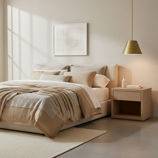 Modern 16-Inch Integrated LED Gold Brass Pendant Light - Dimmable Minimalist Hanging Ceiling Fixture for Kitchen Island, Dining Room, and Luxury Office - Industrial Grade High-Lumen Architectural Lighting