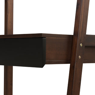 32" Ladder Desk with Display Shelf – Stylish Ladder-Style Workstation and Storage Organizer