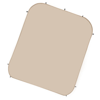 Beige sun shade sail canopy covers for a 6 x 6 ft screen house tent