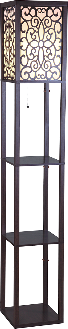 BLACK 4-Head Crystal Inspired Arc Floor Lamp | Modern Multi-Light Living Room Statement