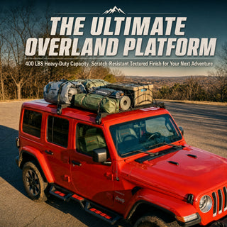 2PCS 400 LBS Roof Rack Cross Bars Compatible For 2007-2026 Jeep Wrangler JK JKU / JL JLU Unlimited & Gladiator JT Hardtop, Roof Rail Crossbars Cargo Carrier Rooftop Luggage