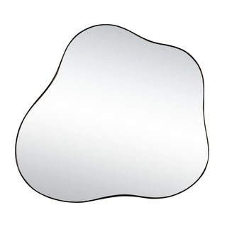 Cloud-Shaped Metal Accent Wall Mirror