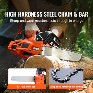 25.4CC Gasoline Chainsaw, 12 inch Bar