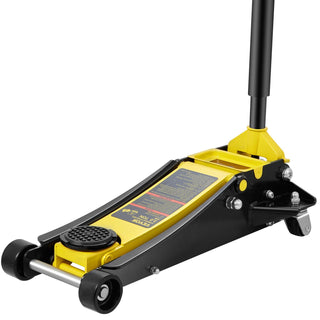 Floor Jack, 3 Ton Low Profile Floor Jack, Heavy-duty Steel Racing Floor Jack with Dual Pistons Quick Lift Pump, Floor Jack Lifting Range 3.35'-19.69'