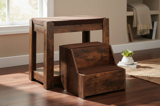 Multi-Level Pet Bunk Beds with Removable Steps and Scratch Pads - 2-in-1 Window Perches