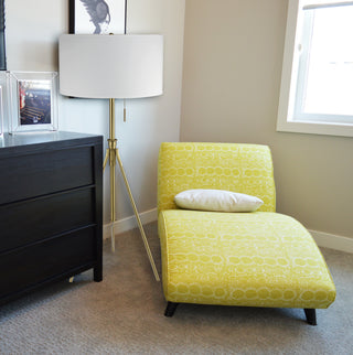 Adjustable Tripod Floor Lamp (58" - 72" H) | Contemporary KD Shade Accent Light