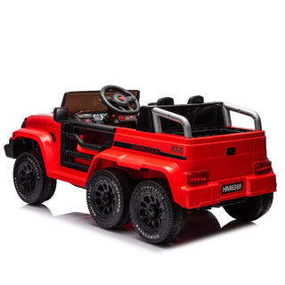 24V Ride On Car for Kids Battery Powered Ride On 4WD Toys with Remote Control,Parents Can Assist in Driving,Music and Lights,Five-Point Safety Belt,Rocking chair mode for back-and-forth swinging