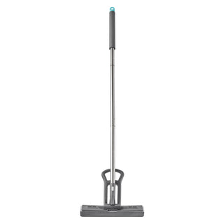 High-Density PU Sponge Mop, Comes with 1 Replacement Head, Easy to Wring, Hook-and-Loop Fastener for Quick Change, Suitable for Cleaning Various Floors