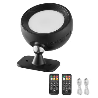 2-pack rechargeable battery operated LED wall sconces with remote control