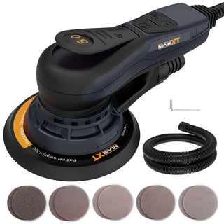 350W Brushless Electric Random Orbital Sander | 5mm Orbit Variable Speed Sander
