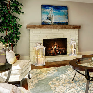 Add a touch of rustic charm to your home with the HOMCOM 2 Pack 28"/20" Large Rustic Wooden Lanterns. These beautifully crafted lanterns are perfect for both indoor and outdoor decor, enhancing your living room, garden, patio, or entryway. Made from high-quality wood with a natural finish, these lanterns feature an open-frame design without glass, allowing you to customize your decor with candles, fairy lights, or other decorative elements. Their vintage-inspired style makes them an ideal accent for any rus