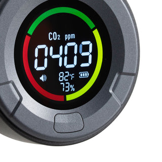 Carbon Dioxide Monitor CO2 Controller | NDIR Sensor with Temperature & Humidity Display | Portable CO2 Detector for Home, Office, Car & Outdoors