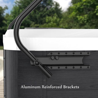 Universal Hot Tub Cover Lift – Side Mount Spa Cover Lifter with Adjustable Height & Aluminum Brackets