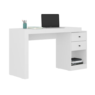 Expandable Home Office Desk, White