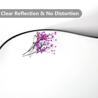 Cloud-Shaped Metal Accent Wall Mirror