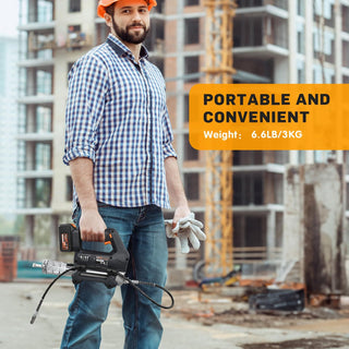 20V Cordless Grease Gun | Max 20000 PSI with 4.0Ah Battery & 6-Speed Control