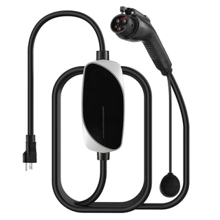 Level 1 & Level 2 EV Charger 16A Portable Electric Vehicle Charger 120V/240V with 25 ft Cable and LED Indicator