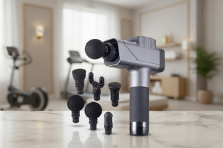 Massage Gun Deep Tissue Percussion Muscle Massager | 8 Speeds and 6 Heads