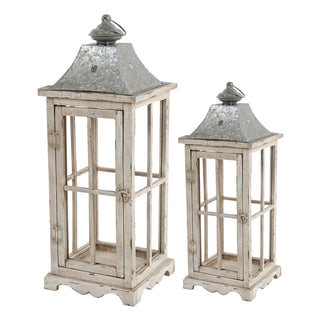 
Wooden Candle Lantern Decorative, Hurricane Lantern Holder Decor for Indoor Outdoor, Home Garden Wedding
