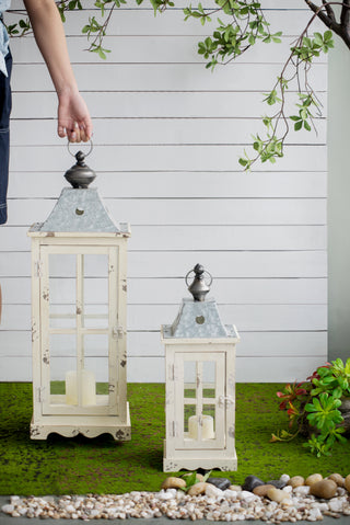 
Wooden Candle Lantern Decorative, Hurricane Lantern Holder Decor for Indoor Outdoor, Home Garden Wedding

