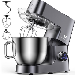 LINKChef 7.4 QT Stand Mixer, 800W 12-Speed Tilt-Head Food Mixer, Kitchen Electric Mixer with Dough Hook, Wire Whip & Beater