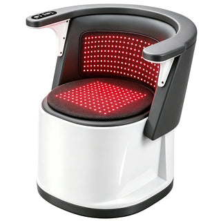 Red Light Therapy Chair for Lumbar and Hip Relief, 320 LED Infrared Light Therapy Chair with Timer & Button Control, 660nm 850nm Red & Near Infrared Light Device for Daily Relaxation