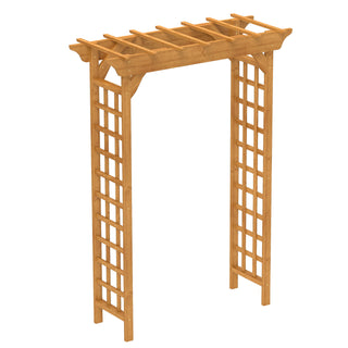 Wooden Arbor, Wedding Arch for Ceremony, Wood Trellis for Plant Climbing, Christmas Decor Pergola for Garden Backyard