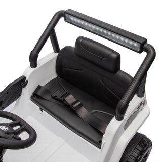 12V kids ride-on electric truck white, view 18