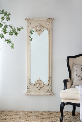21.5' x 59' Full Length Mirror with Solid Wood Frame, Floor Mirror for Living Room Bedroom Entryway