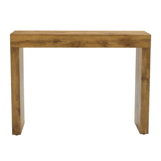 Elegant Natural Wood Grain Bar Table-50 Inches Long, a Practical Choice foElegant Natural Wood Grain Bar Table - 50 Inches Long with Two Drawers, Versatile Bar Table or Desk for Modern Homesr Modern Homes.Wood Grain Texture Sticker,Equipped With Two Drawers.Serving As A Bar Table Or A Desk.