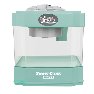Snow Cone Maker, Tabletop Shaved Ice Machine for Slushies & Frozen Drinks, 2 Reusable Cups, Ice Scoop