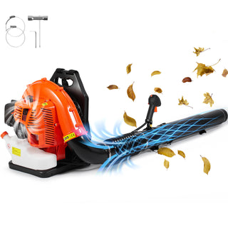VEVOR Backpack Leaf Blower, 79CC Gas, 930CFM, 184MPH