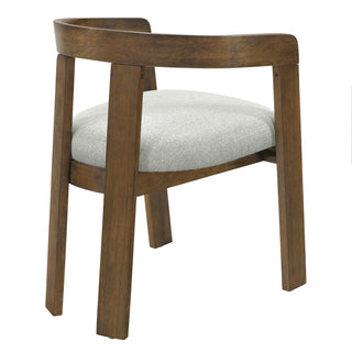 Modern barrel dining chairs set of 2, view 10