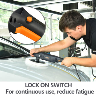  7-Inch Rotary Car Polisher | Variable Speed Car Buffer & Detailing Kit