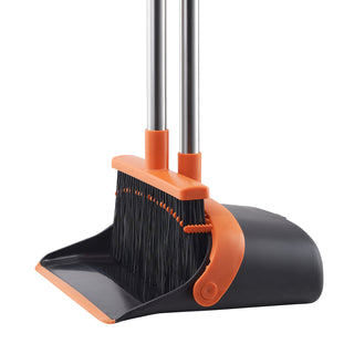 Heavy duty broom and dustpan set, view 3