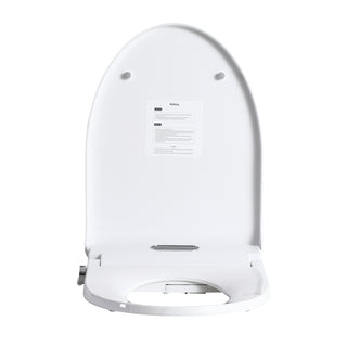 Smart Bidet Toilet Seat with Side Knob Adjustable Heated Seat with Water Temperature and Pressure Adjustment Portable Bidet with Automatic Nozzle Cleaning,Night Light,Only Seat